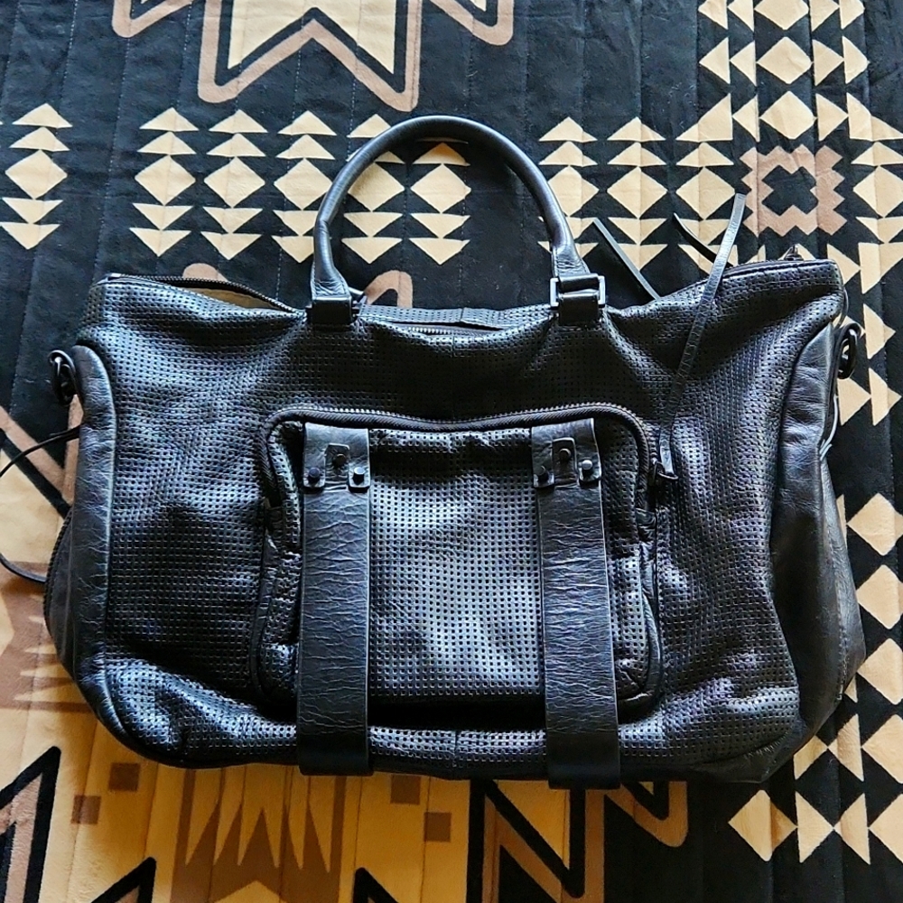 She + lo Next Chapter Satchel Black leather